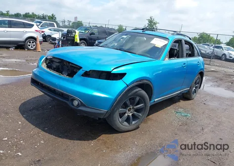 2004 Infiniti Fx35 z USA, uszkodzony, nr VIN JNRAS08W44X224697